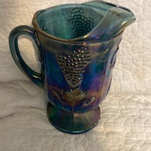 Vintage Carnival Glass Pitcher